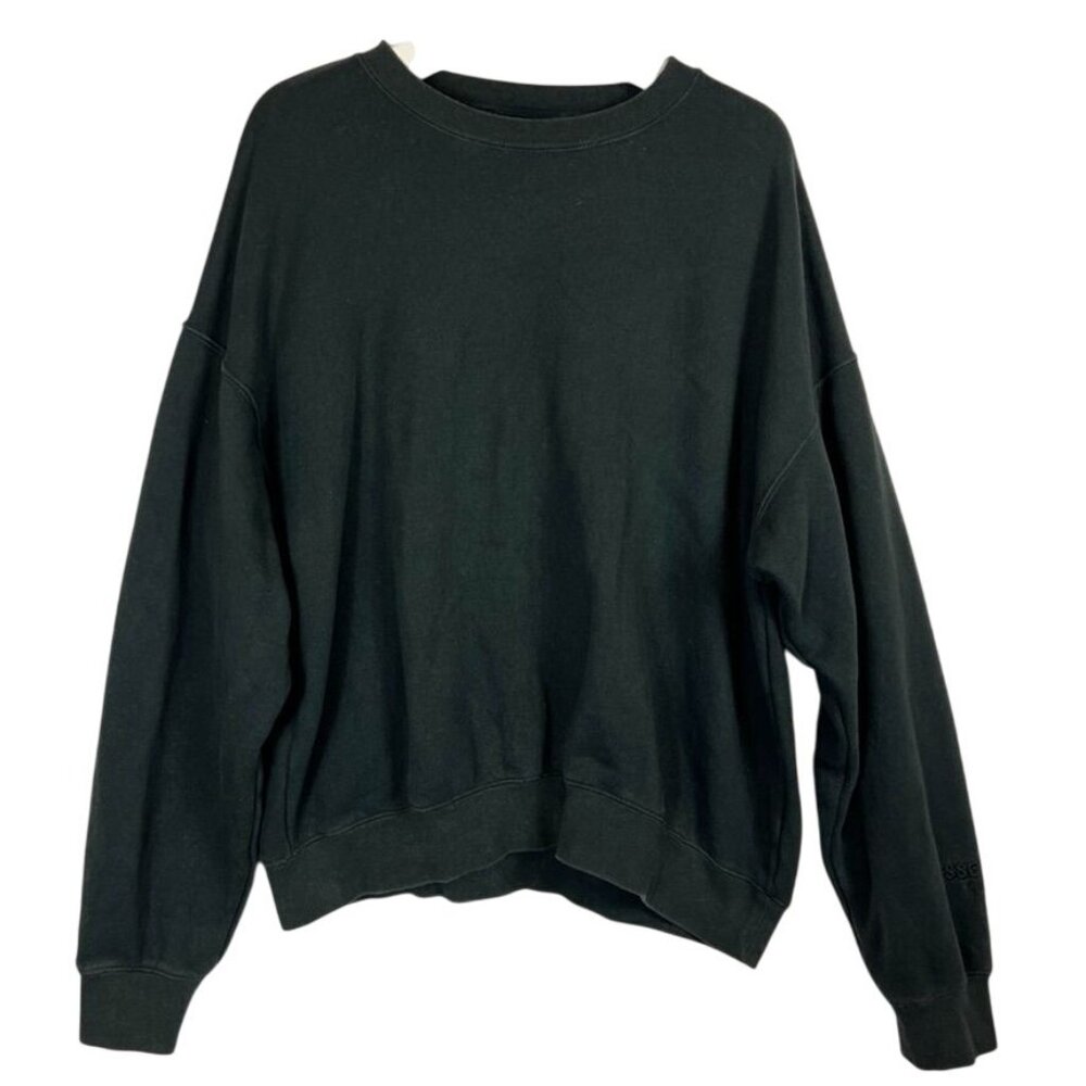 Essentials Fear Of God Black Oversized Sweatshirt M Cotton Blend Unisex